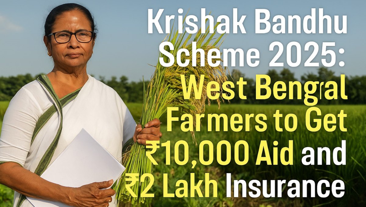 West Bengal Krishak Bandhu Scheme 2025 for farmers financial aid and insurance