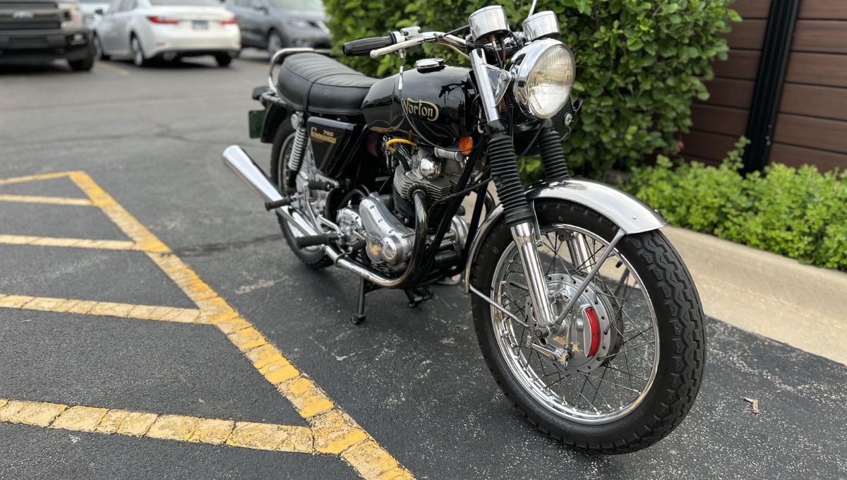 TVS Norton Combat Cruiser motorcycle with classic British design and twin-cylinder engine, expected to launch in India as Royal Enfield rival